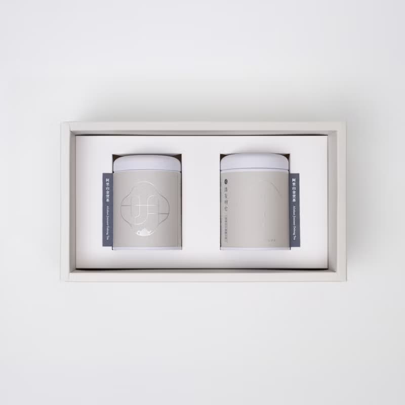 新年茶葉禮盒 | 阿里山金萱 茶罐雙入組合 | 送禮推薦 台灣伴手禮