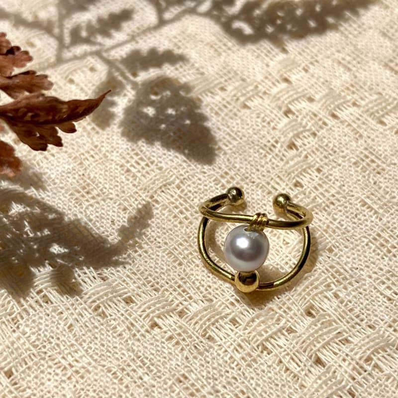 老林雜貨 | 一顆珍珠耳骨夾