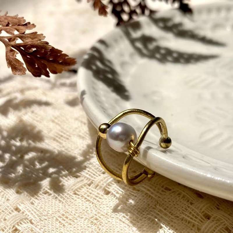 老林雜貨 | 一顆珍珠耳骨夾