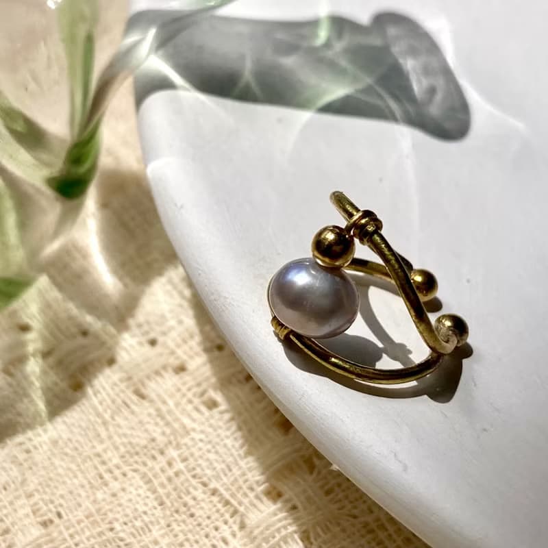 老林雜貨 | 一顆珍珠耳骨夾