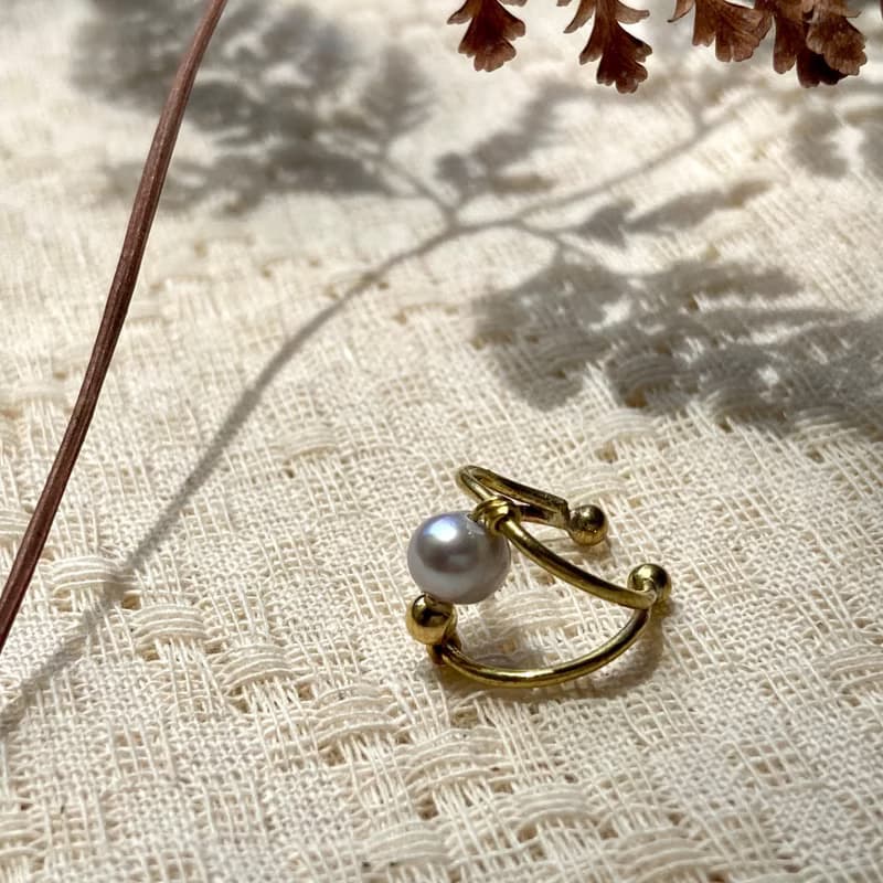老林雜貨 | 一顆珍珠耳骨夾
