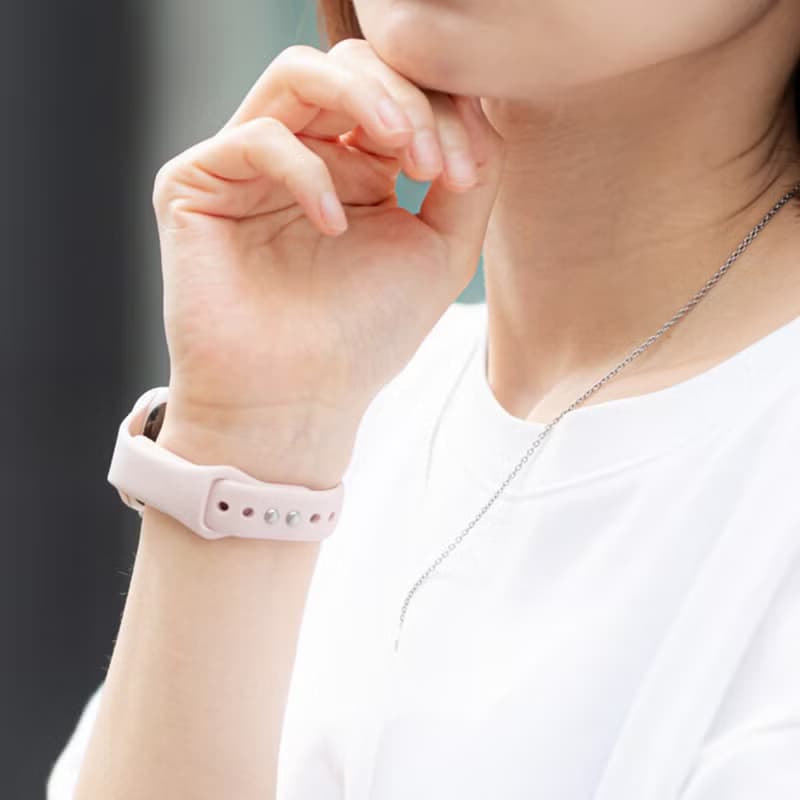 Apple Watch 44/45/46/49mm 仕女矽膠雙扣錶帶