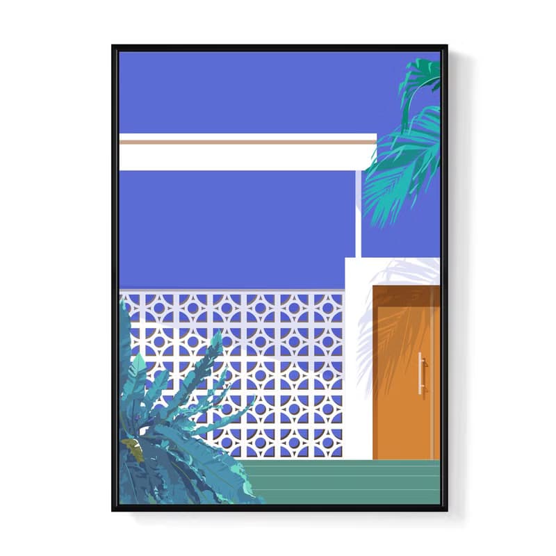 夢想莊園I - 色彩鮮豔掛畫/休閒運動風/開店送禮/健身房擺設