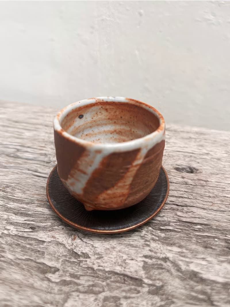 志野 茶杯 兩入 | 陶器皿