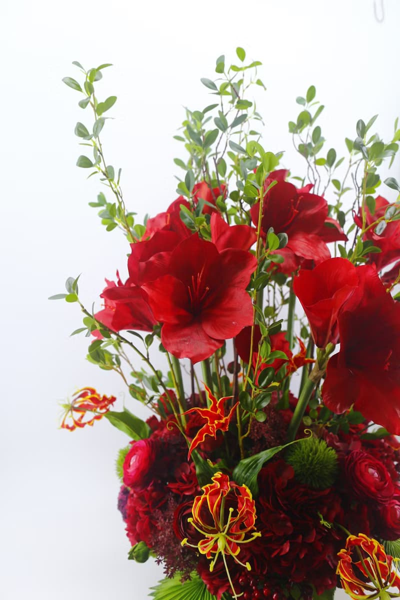 紅君子蘭富貴喜氣香氛花禮 免運專人配送限雙北市 其餘地區需補運