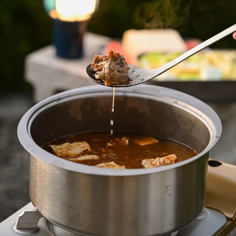 【火鍋/露營必備】任選2入│純鈦 湯勺+漏勺 (永不發霉/無塗層)