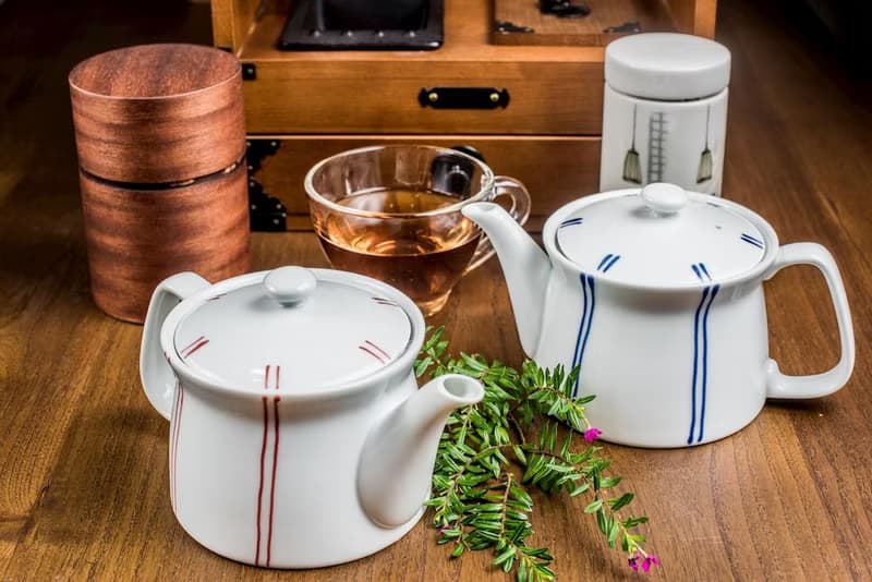 日本西海藍條紋陶磁茶壺(straip(B) Tea SS pot)-400ml