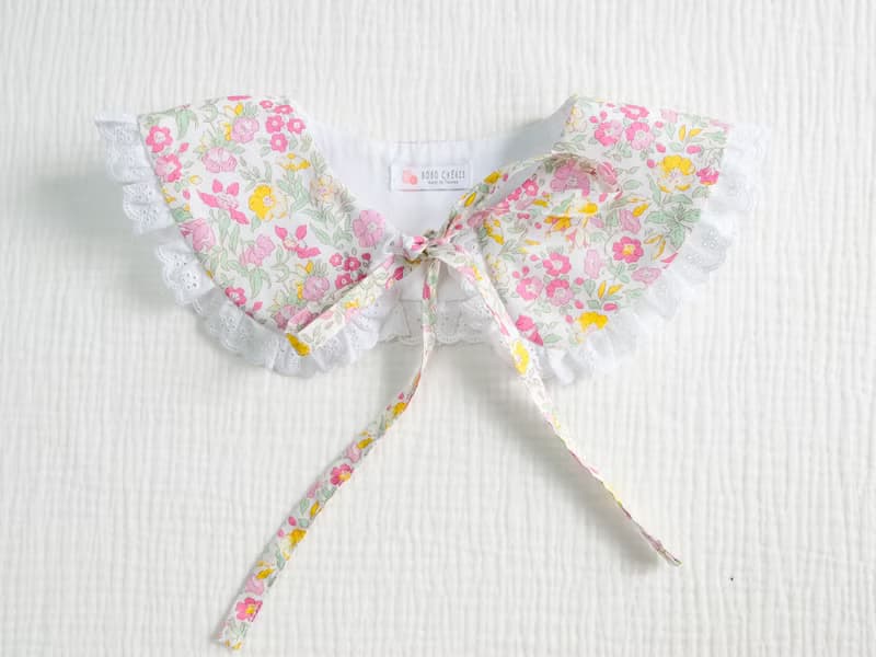 英國LIBERTY FABRICS法式手工荷葉蕾絲領飾(兒童款)