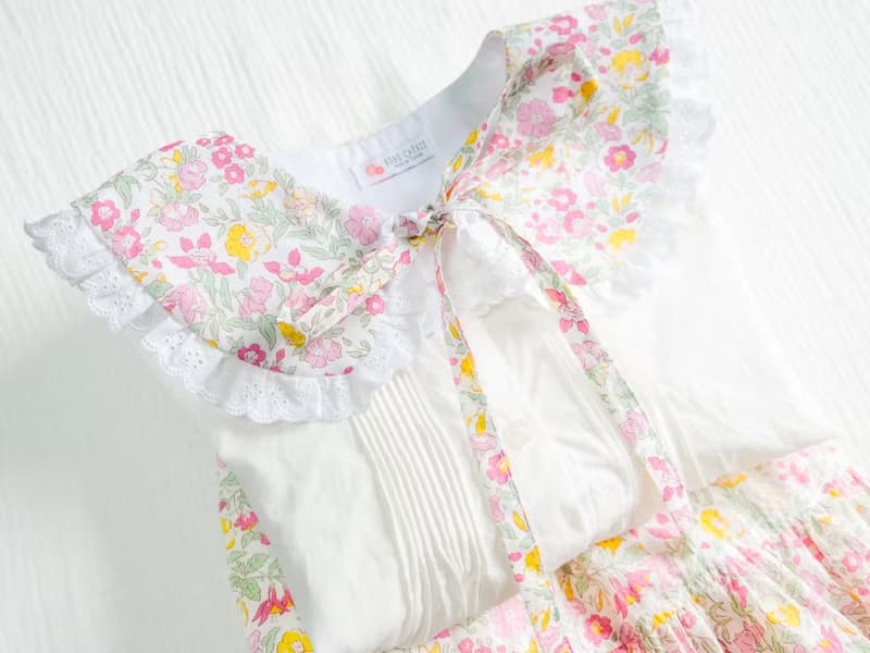 英國LIBERTY FABRICS法式手工荷葉蕾絲領飾(兒童款)