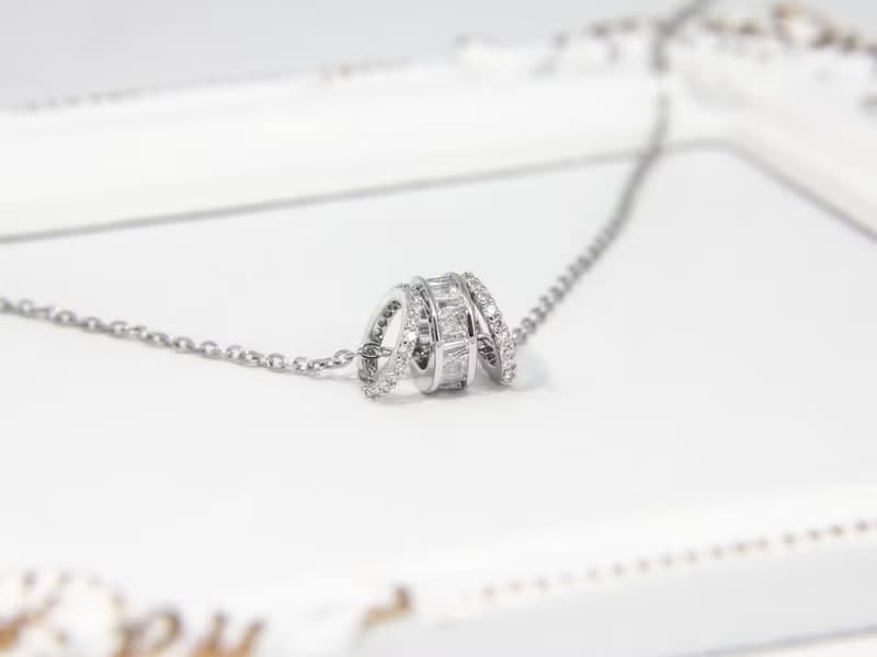 簡約三環鋯石項鍊 | 暑假禮物 生日禮物 首飾