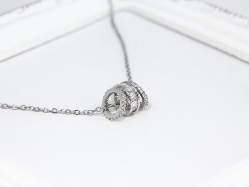 簡約三環鋯石項鍊 | 暑假禮物 生日禮物 首飾