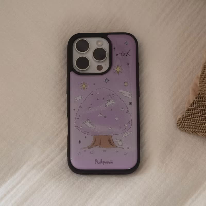 Moon Tree (lavender) Phone Case