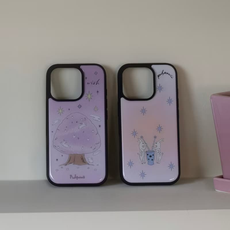 Moon Tree (lavender) Phone Case