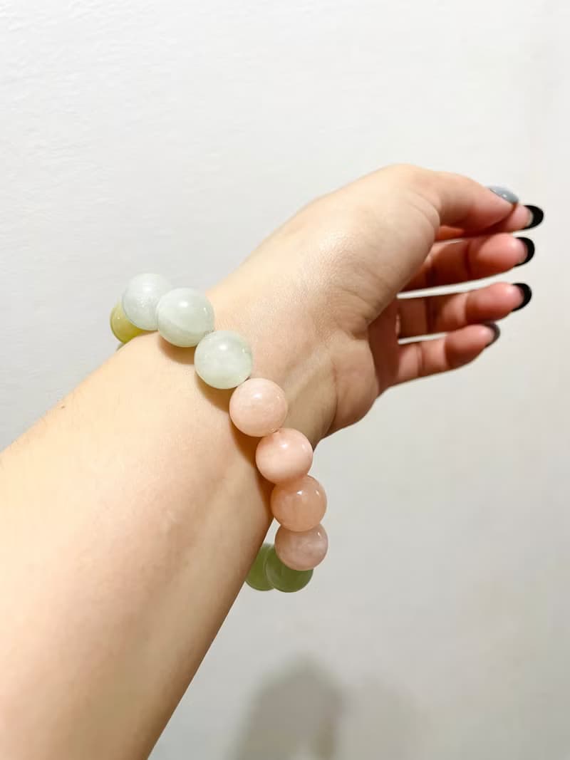 療癒之泉 七彩心境【七色摩根石手串】心輪花園/一物一拍