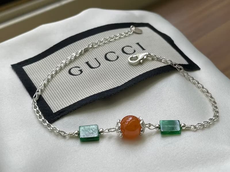 加冕//天然翡翠A貨 紅翡 冰種辣綠方片 925銀 手鍊