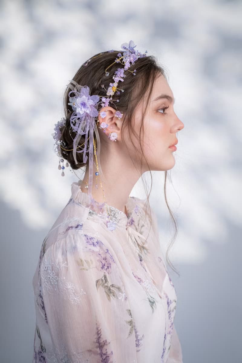 櫻咲透櫻小花束無痕耳掛