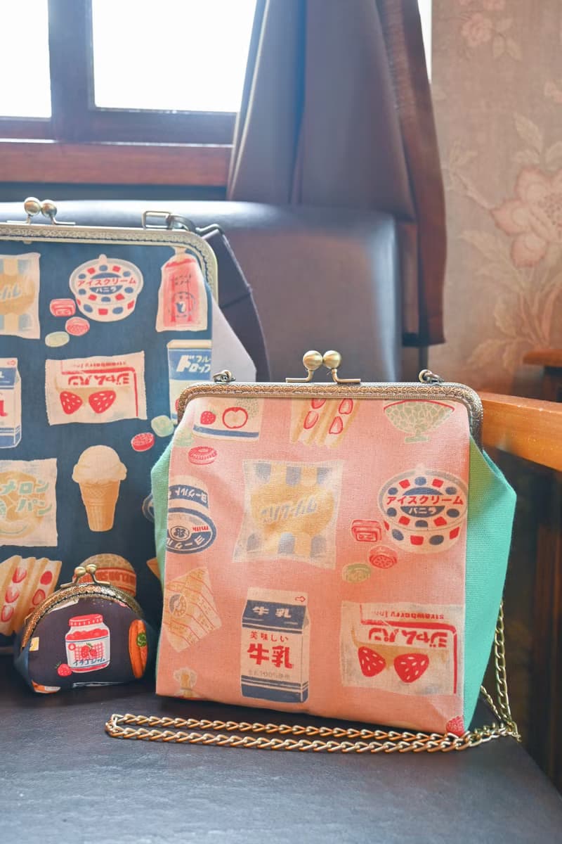 【昭和のお菓子】小吐司口金包/側背包/手拿包/收納包