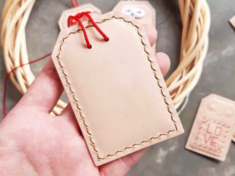 招財貓填色御守 皮革DIY材料包 好好縫 掛飾 刻名 禮物 祝福