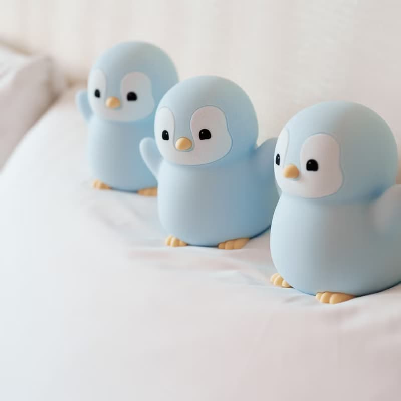 舉手賣萌中 | Lumi Penguin 企鵝創意夜燈 | 可愛夜燈 療癒禮物