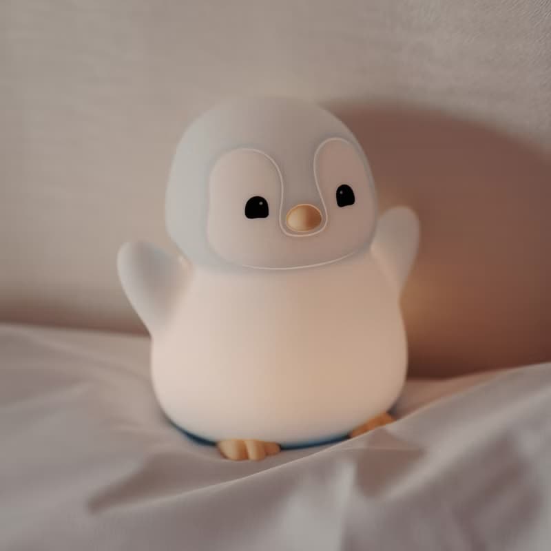 舉手賣萌中 | Lumi Penguin 企鵝創意夜燈 | 可愛夜燈 療癒禮物