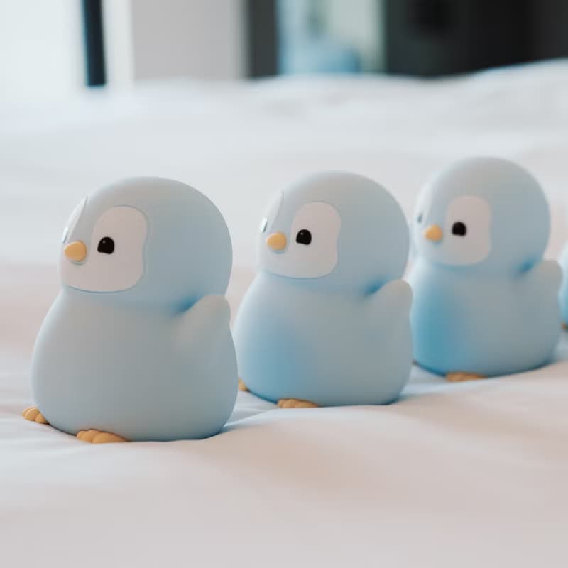 舉手賣萌中 | Lumi Penguin 企鵝創意夜燈 | 可愛夜燈 療癒禮物