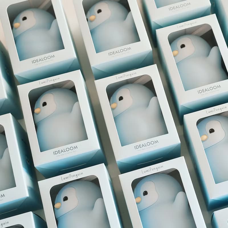 舉手賣萌中 | Lumi Penguin 企鵝創意夜燈 | 可愛夜燈 療癒禮物