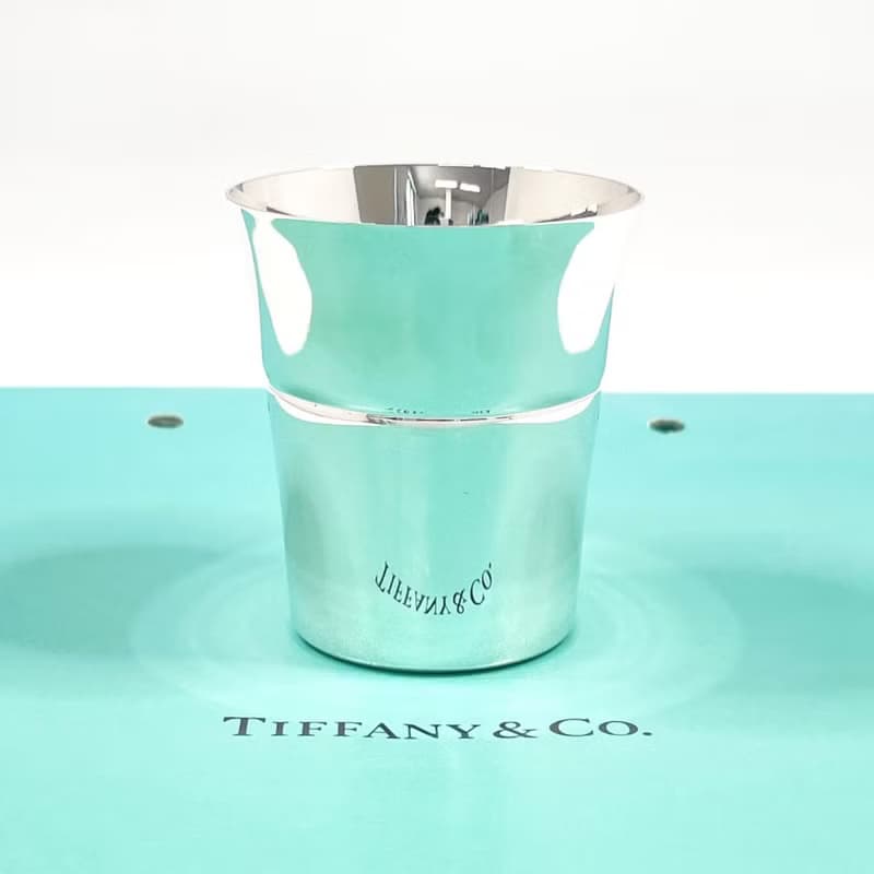 【日本直送 中古美品】ティファニー TIFFANY&Co. 食器 ジガーカップ ミニタンブラー ショットグラス コップ シルバー925