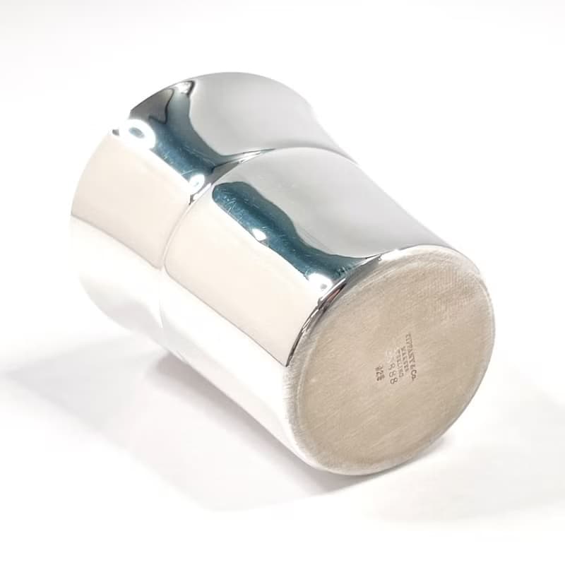 【日本直送 中古美品】ティファニー TIFFANY&Co. 食器 ジガーカップ ミニタンブラー ショットグラス コップ シルバー925