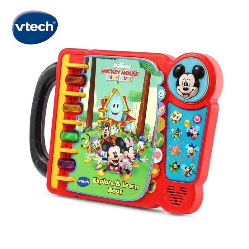 Vtech　迪士尼聲光互動啟蒙學習書-米奇妙妙屋