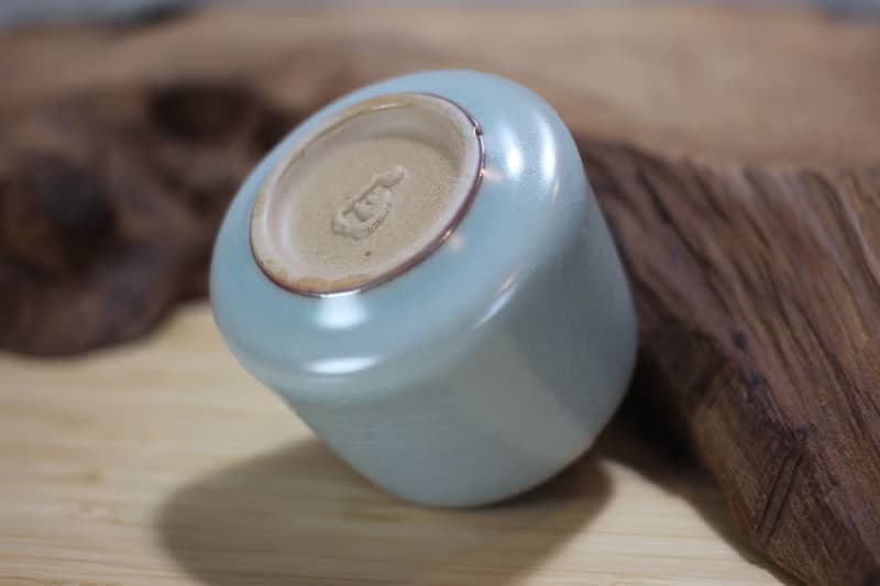 【送禮好物】80ml 汝窯 無把 咖啡小緣杯 台灣鶯歌製
