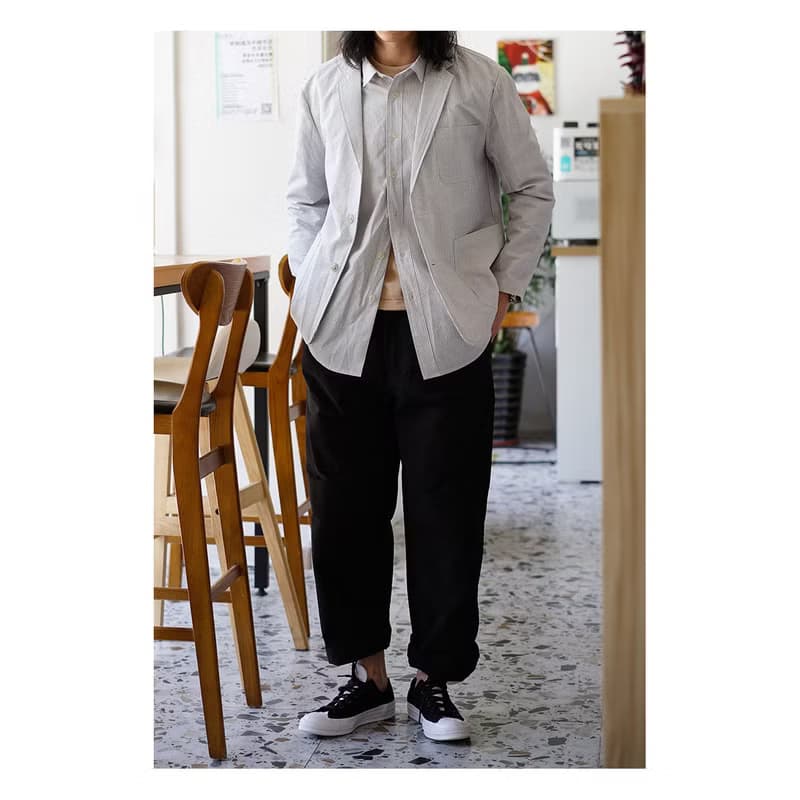 StripeSeersucker ClubJacket 日本製面料條紋泡泡紗西裝夾克外套