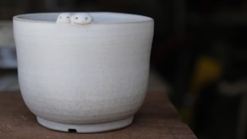 【moi moi】小怪獸手捏質感盆器