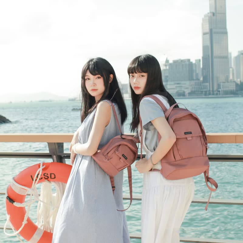 旅遊 超輕 防潑水 後背包 書包 電腦包 親子裝 女生 Gemini