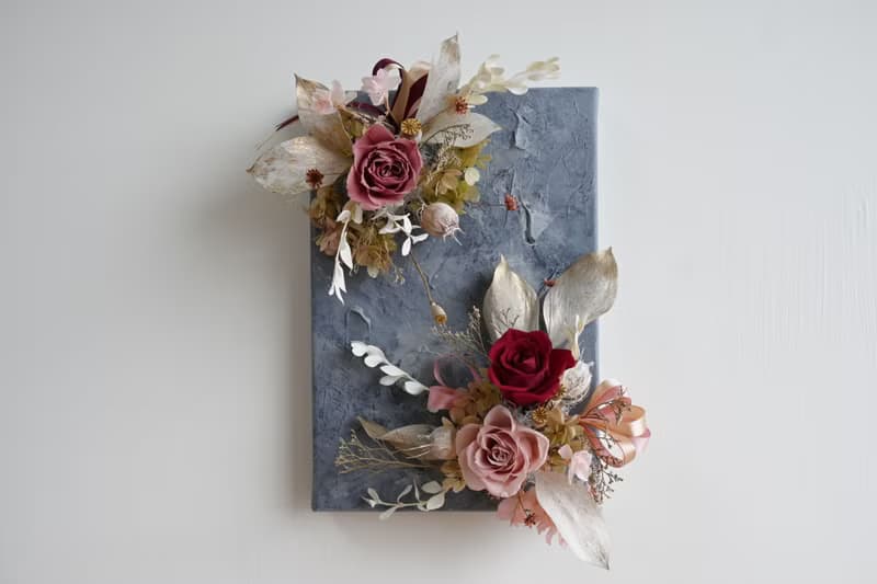 永生花立體掛畫 居家商業空間佈置  —晨曦前的靜謐時光—