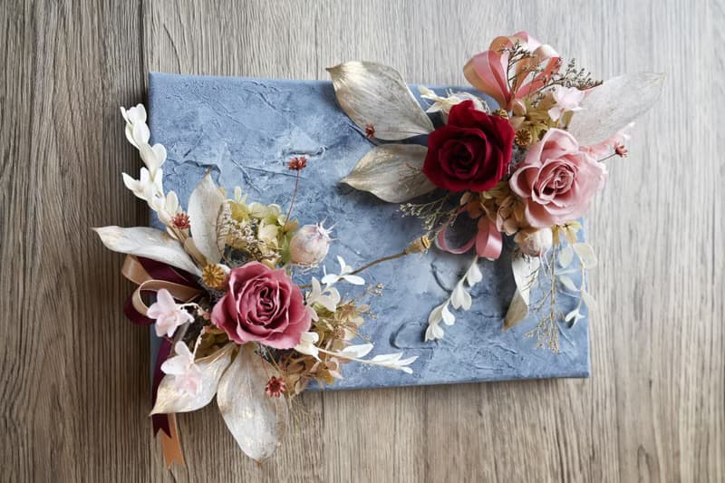 永生花立體掛畫 居家商業空間佈置  —晨曦前的靜謐時光—