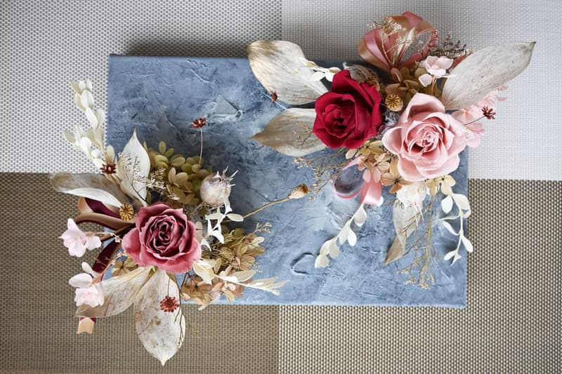 永生花立體掛畫 居家商業空間佈置  —晨曦前的靜謐時光—