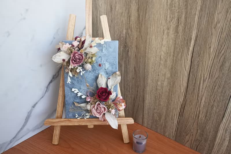 永生花立體掛畫 居家商業空間佈置  —晨曦前的靜謐時光—