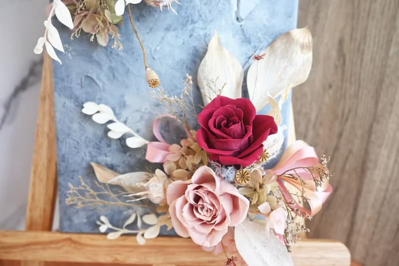 永生花立體掛畫 居家商業空間佈置  —晨曦前的靜謐時光—