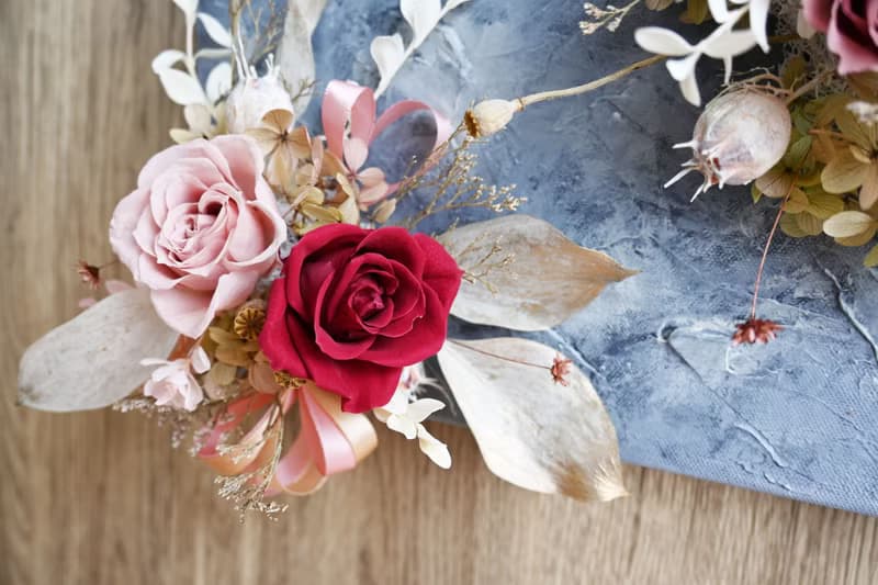 永生花立體掛畫 居家商業空間佈置  —晨曦前的靜謐時光—