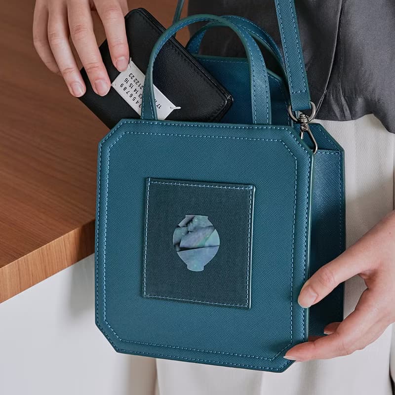Mother-of-pearl Sobanbag Green