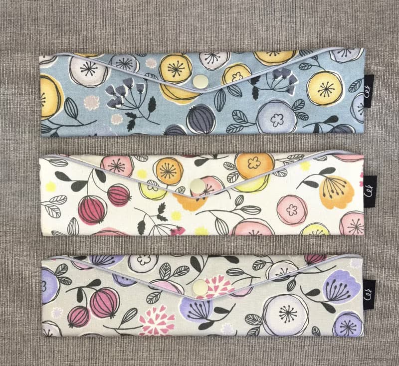 夏日果香-餐具袋 l 筆袋 l 收納袋 l 環保