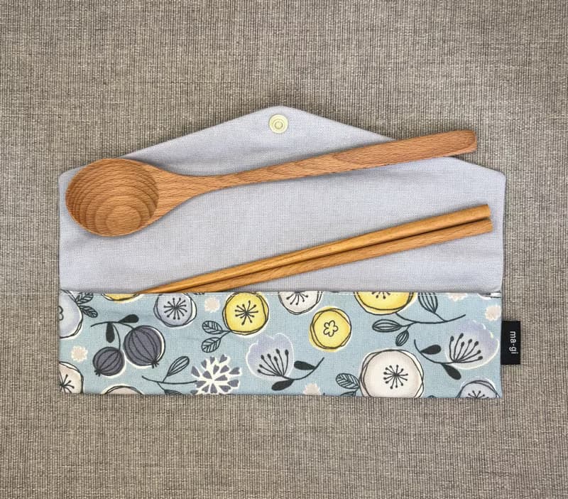 夏日果香-餐具袋 l 筆袋 l 收納袋 l 環保