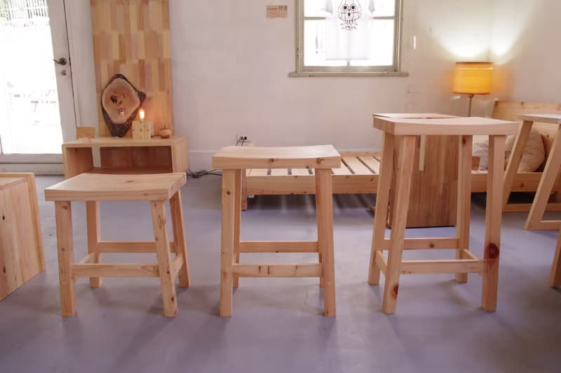 一郎木創 / 無垢吧檯椅