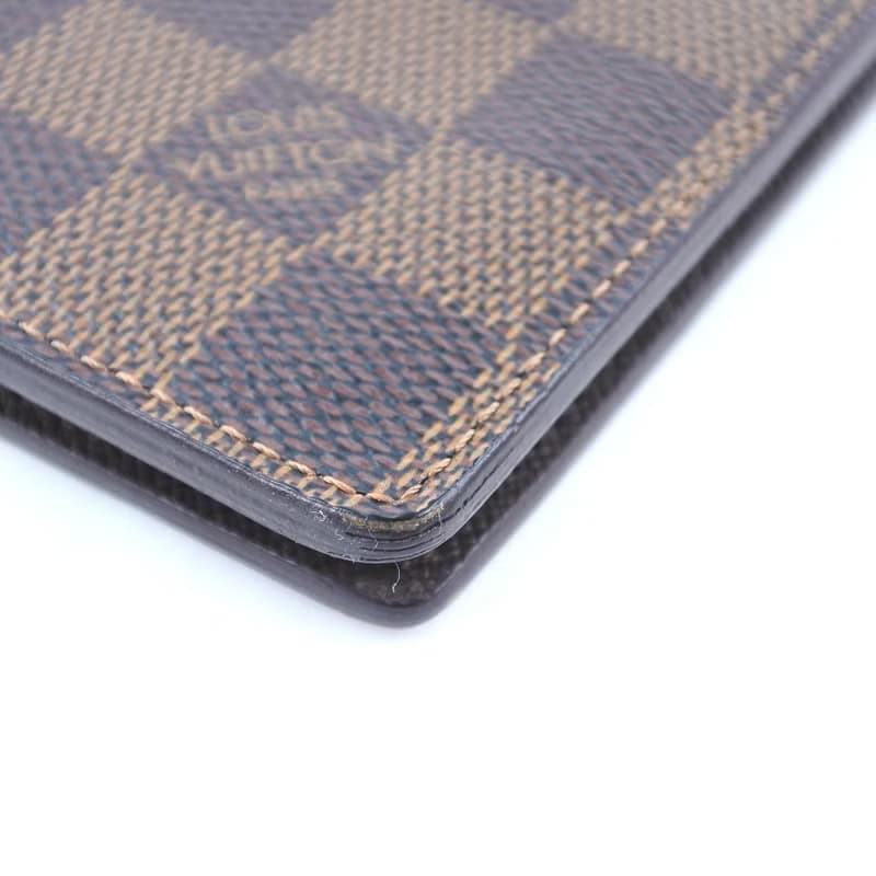 【日本直送】ルイ・ヴィトン LOUIS VUITTON ポルトフォイユ・マルコ 二つ折り財布 N61675 ダミエキャンバス 茶 CA0089 メンズ【中古】