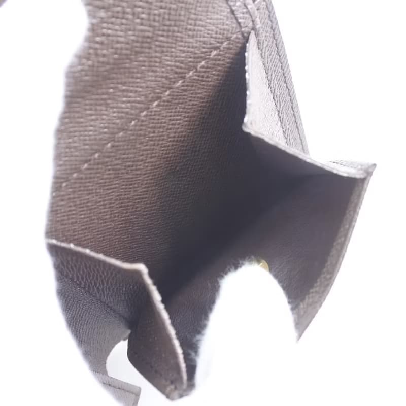 【日本直送】ルイ・ヴィトン LOUIS VUITTON ポルトフォイユ・マルコ 二つ折り財布 N61675 ダミエキャンバス 茶 CA0089 メンズ【中古】