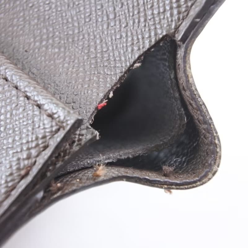 【日本直送】ルイ・ヴィトン LOUIS VUITTON ポルトフォイユ・マルコ 二つ折り財布 N61675 ダミエキャンバス 茶 CA0089 メンズ【中古】
