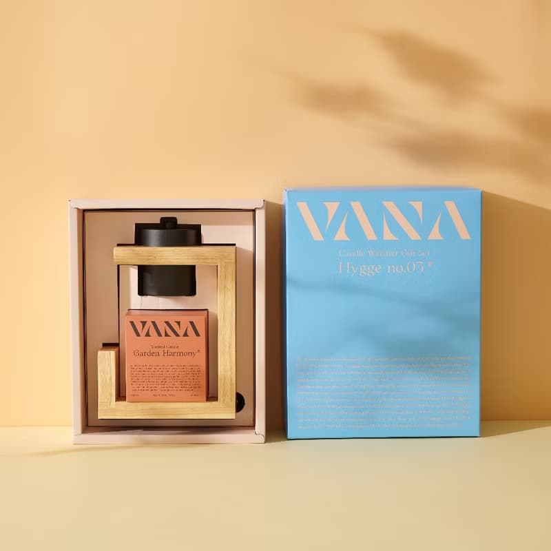 Hygge No. 03 實木款香氛暖燈禮盒 享保固 附燈泡 純天然植物蠟燭