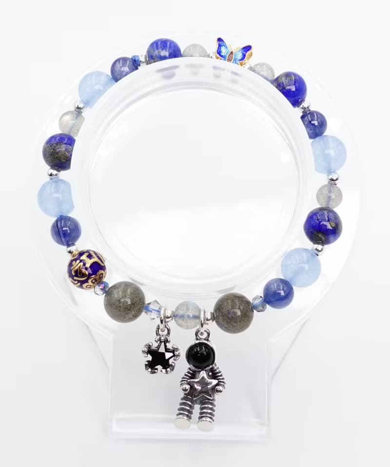 寶麗金珠寶-天然水晶摘星銀飾手鍊