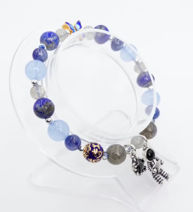 寶麗金珠寶-天然水晶摘星銀飾手鍊