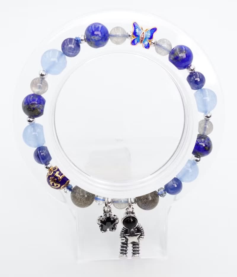 寶麗金珠寶-天然水晶摘星銀飾手鍊